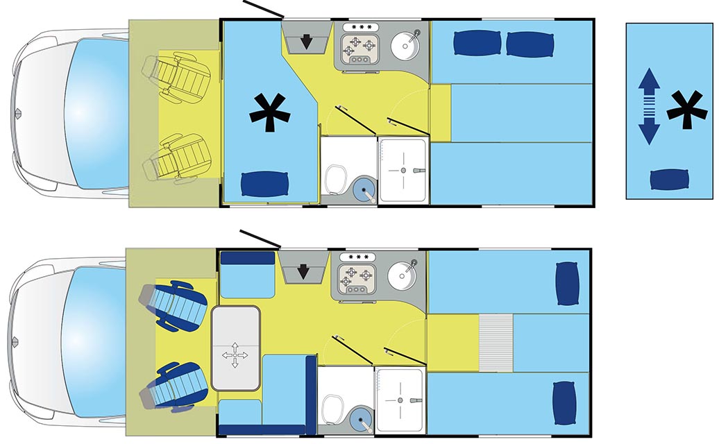 Grundriss Wohnmobil Ahorn